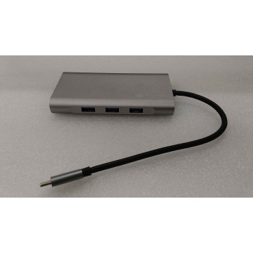 SALE OUT. Icy Box IB-DK4040-CPD USB Type-C DockingStation with two video interfaces | Raidsonic DEMO