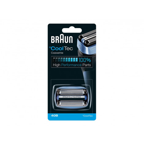 Braun | CoolTec Combi Pack Cassette replacement head | 40B | Blue | Number of shaver heads/blades 1