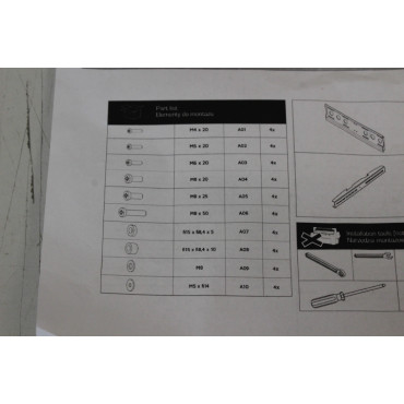 SALE OUT. | EDBAK | Wall mount | 40-75 " | Maximum weight (capacity) 80 kg | DAMAGED PACKAGING, USED, MISSING SCREWS | Black