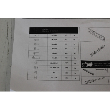 SALE OUT. | EDBAK | Wall mount | 40-75 " | Maximum weight (capacity) 80 kg | DAMAGED PACKAGING, USED, MISSING SCREWS | Black