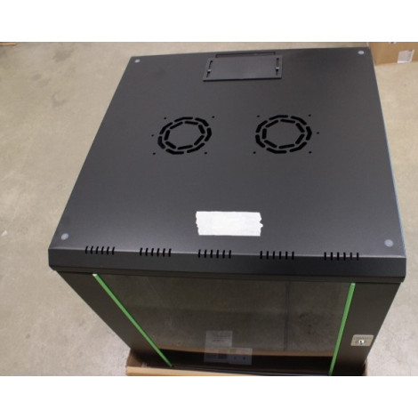 SALE OUT. Digitus 12U Wall Mounting Cabinet, Unique Series - 600x600 mm, Black | Digitus | Wall Mounting Cabinet Unique Series |