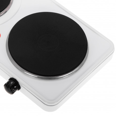Adler Hot Plate | AD 6520 | Number of burners/cooking zones 2 | White | Electric