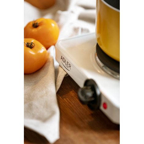 Adler Hot Plate | AD 6520 | Number of burners/cooking zones 2 | White | Electric