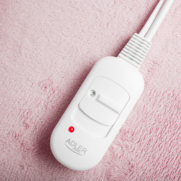 Adler Super Soft Electric Heating Pad | AD 7444 | Number of heating levels 2 | Number of persons 1 | Washable | Remote control |