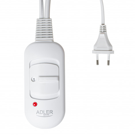 Adler Super Soft Electric Heating Pad | AD 7444 | Number of heating levels 2 | Number of persons 1 | Washable | Remote control |