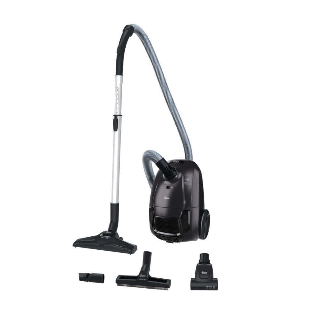 Hoover Vacuum Cleaner | HE120PET 011 | Bagged | Power 700 W | Dust capacity 2.5 L | Iron Grey