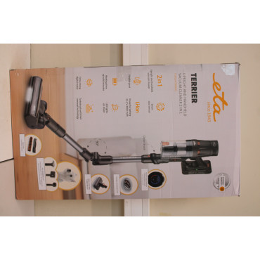 SALE OUT. ETA ETA524790000 Terier Handheld vacuum cleaner, Cordless, Operating time 80 min., Dust container 0.5 L, Black | ETA V