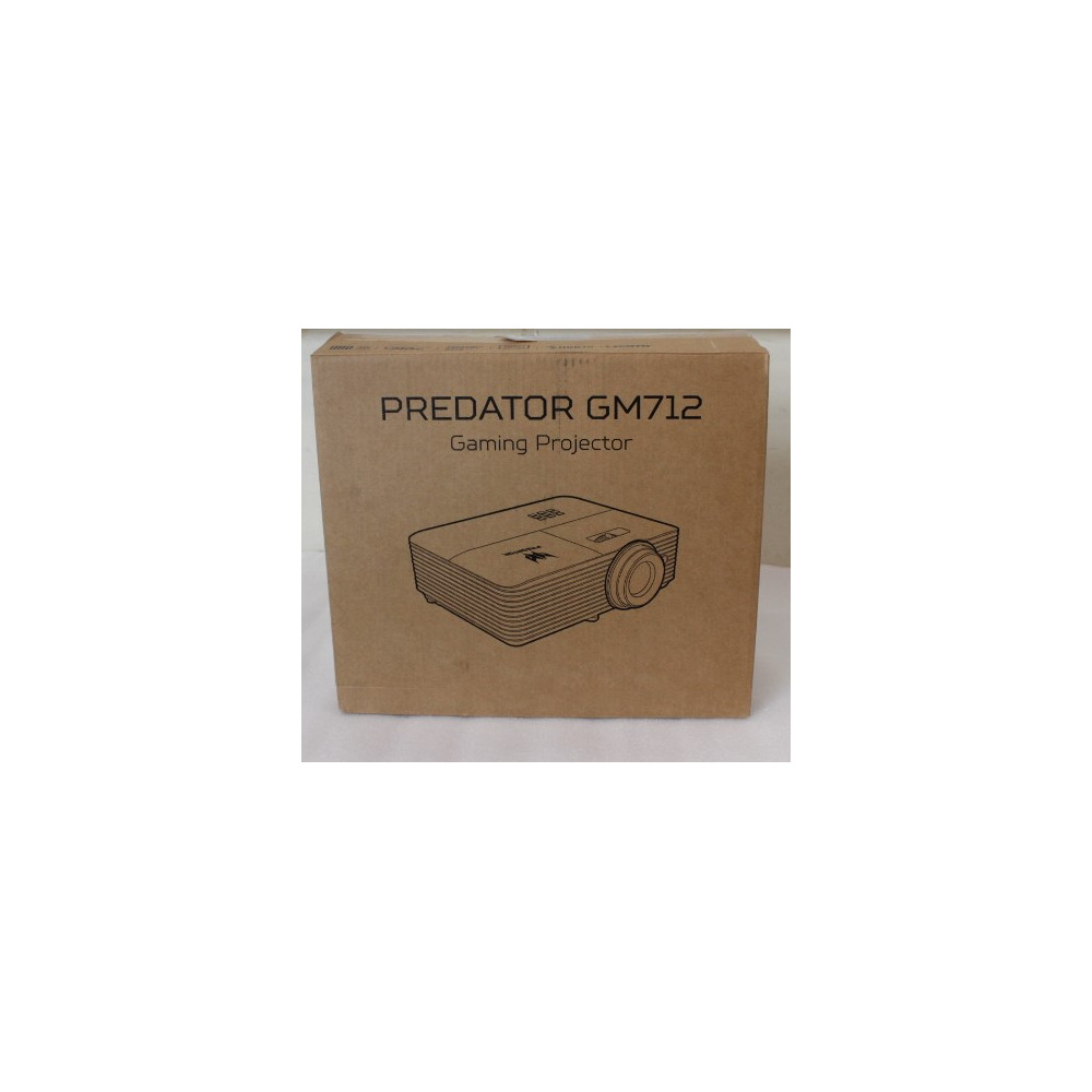 SALE OUT. Acer PREDATOR GM712 Projector, DLP, 4K UHD, 4000lm, 20000/1, HDMI, Black | Acer PREDATOR GM712 | 4K UHD (3840 x 2160) 