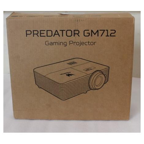 SALE OUT. Acer PREDATOR GM712 Projector, DLP, 4K UHD, 4000lm, 20000/1, HDMI, Black | Acer PREDATOR GM712 | 4K UHD (3840 x 2160) 