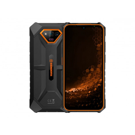 Hammer Iron | V | Orange | 6.5 " | IPS | 1600 x 720 pixels | Mediatek | Helio G36 | Internal RAM 6 GB | 64 GB | microSD | Dual S