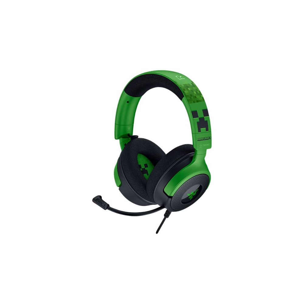 Razer Gaming Headset | Kraken V4 X | Wired | Over-Ear | Microphone | Minecraft Edition