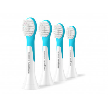 Philips | Toothbrush Heads | HX6034/90 Sonicare For Kids3+ | Heads | For children | Number of brush heads included 4 | White/Blu