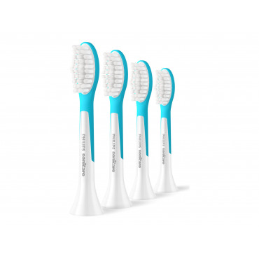 Philips | Replacement brush heads | HX6044/90 Sonicare For Kids7+ | Heads | For kids | Number of brush heads included 4 | White/