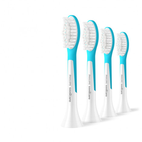 Philips | Replacement brush heads | HX6044/90 Sonicare For Kids7+ | Heads | For kids | Number of brush heads included 4 | White/