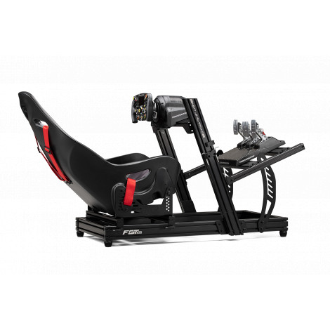 Next Level F-GTElite Aluminium Simulator Cockpit, Wheel Plate Edition | Next Level Racing
