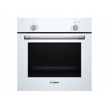 Bosch Oven | HBF010BV1S | 66 L | Electric | Manual | Control knob | Height 59.5 cm | Width 59.4 cm | White