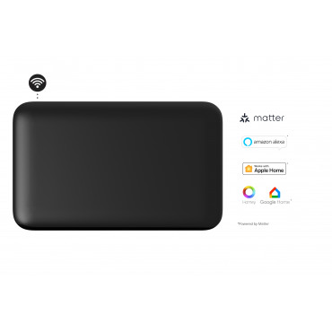 Mill Invisible Smart WiFi Panel Heater | PA700WIFI4B | Panel Heater | 700 W | Suitable for rooms up to 9-12 m | Black | IPX4