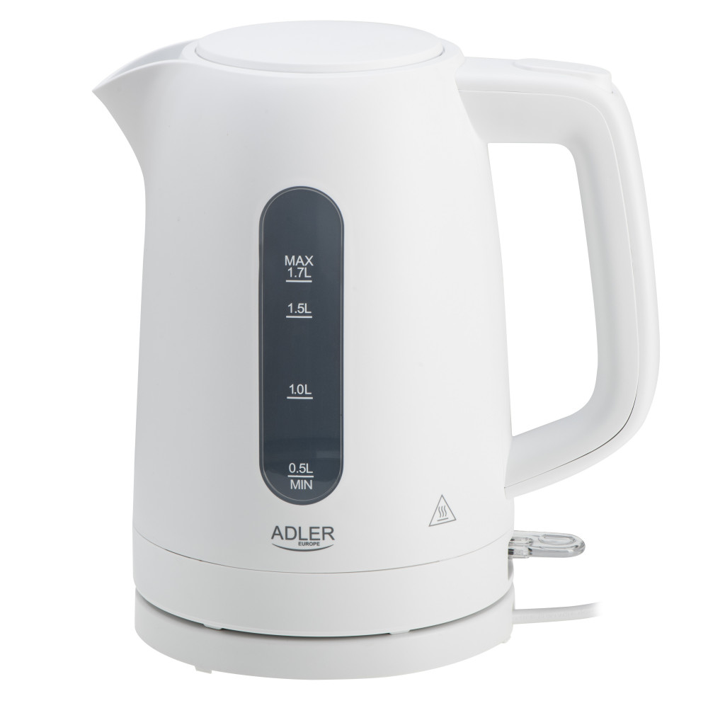 Adler Kettle | AD 1379w | Electric | 2200 W | 1.7 L | Polypropylene | 360 rotational base | White