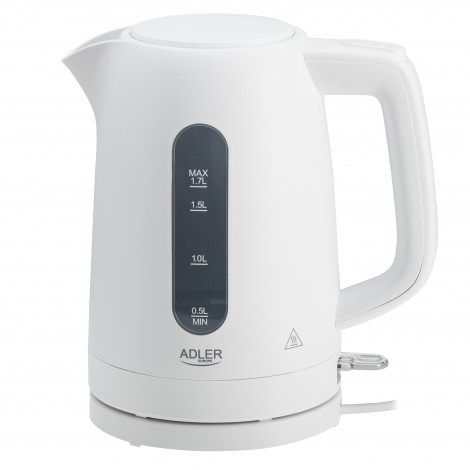 Adler Kettle | AD 1379w | Electric | 2200 W | 1.7 L | Polypropylene | 360 rotational base | White