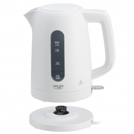 Adler Kettle | AD 1379w | Electric | 2200 W | 1.7 L | Polypropylene | 360 rotational base | White
