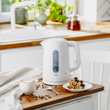 Adler Kettle | AD 1379w | Electric | 2200 W | 1.7 L | Polypropylene | 360 rotational base | White