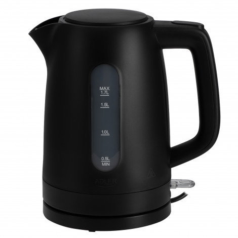 Adler Kettle | AD 1379b | Electric | 2200 W | 1.7 L | Polypropylene | 360 rotational base | Black