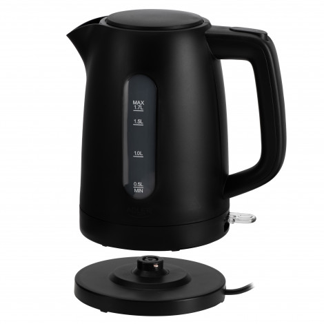 Adler Kettle | AD 1379b | Electric | 2200 W | 1.7 L | Polypropylene | 360 rotational base | Black