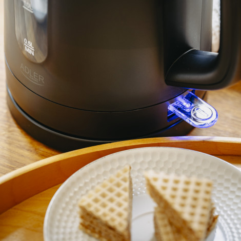 Adler Kettle | AD 1379b | Electric | 2200 W | 1.7 L | Polypropylene | 360 rotational base | Black