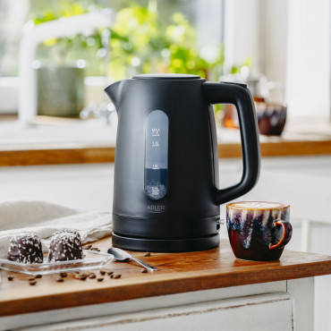 Adler Kettle | AD 1379b | Electric | 2200 W | 1.7 L | Polypropylene | 360 rotational base | Black