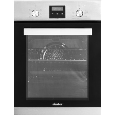 Simfer Oven 4207BERIM.1 47 L, Multifunctional, Manual, Pop-up knobs, Height 54.1 cm, Width 45 cm, Stainless steel