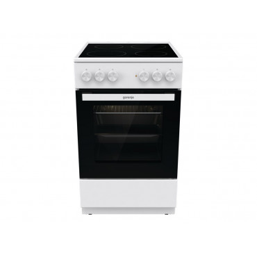 Gorenje Cooker | GEC5A21WG-B | Hob type Electric | Oven type Electric | White | Width 50 cm | Grilling | Depth 59.4 cm | 68 L