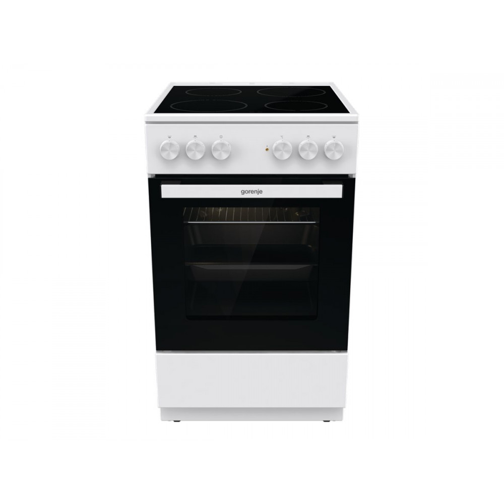 Gorenje Cooker | GEC5A21WG-B | Hob type Electric | Oven type Electric | White | Width 50 cm | Grilling | Depth 59.4 cm | 68 L