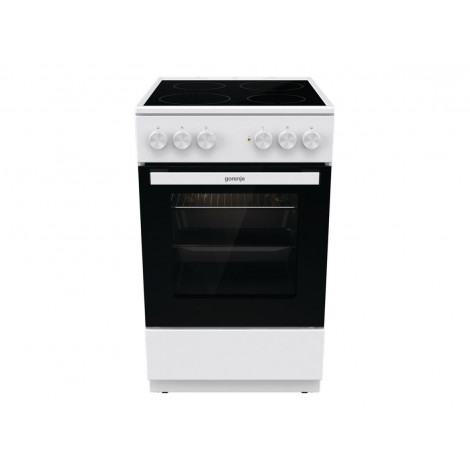 Gorenje Cooker | GEC5A21WG-B | Hob type Electric | Oven type Electric | White | Width 50 cm | Grilling | Depth 59.4 cm | 68 L