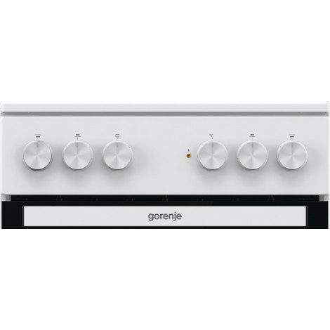 Gorenje Cooker | GEC5A21WG-B | Hob type Electric | Oven type Electric | White | Width 50 cm | Grilling | Depth 59.4 cm | 68 L