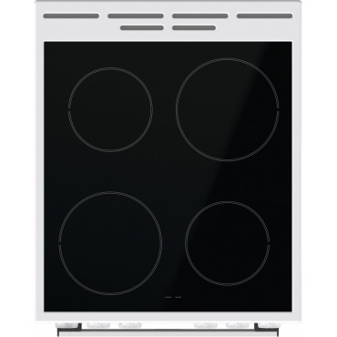 Gorenje Cooker | GEC5A21WG-B | Hob type Electric | Oven type Electric | White | Width 50 cm | Grilling | Depth 59.4 cm | 68 L