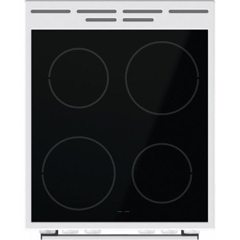 Gorenje Cooker | GEC5A21WG-B | Hob type Electric | Oven type Electric | White | Width 50 cm | Grilling | Depth 59.4 cm | 68 L
