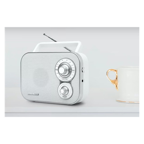 Muse | Portable Radio | M-051RW | AUX in | White