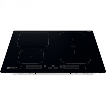 INDESIT | Hob | IB 65B60 NE | Induction | Number of burners/cooking zones 4 | Touch | Timer | Black