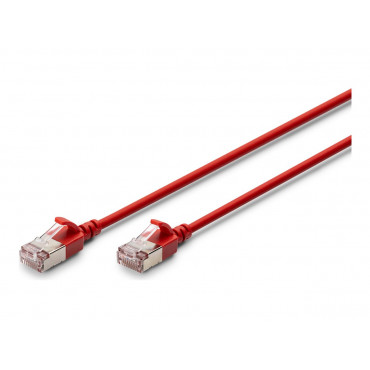 Digitus Slim Patch Cable, 1 m | DK-1632-A-010S-R | Red