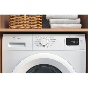 Indesit IM 864 MY TIME EE Washing machine, A, Front loading, Washing capacity 8 kg, 1351 RPM, Depth 55 cm, White | INDESIT