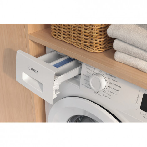 Indesit IM 864 MY TIME EE Washing machine, A, Front loading, Washing capacity 8 kg, 1351 RPM, Depth 55 cm, White | INDESIT