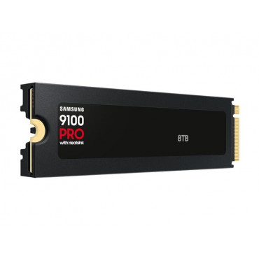 Samsung SSD | 9100 PRO With Heatsink | 8000 GB | SSD form factor M.2 2280 | Solid-state drive interface PCIe 5.0 x4, NVMe 2.0 | 