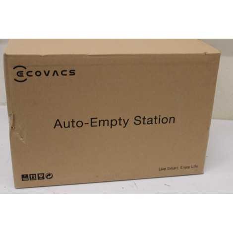 SALE OUT. Ecovacs Auto-Empty Station in White for OZMO T8 Series and N8/T9 Series incl. 2 dust bags | Ecovacs | Auto-Empty Stati