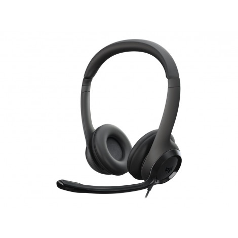 Logitech | Computer headset | H390 | Built-in microphone | USB Type-A | Black