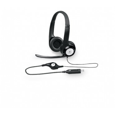 Logitech | Computer headset | H390 | Built-in microphone | USB Type-A | Black