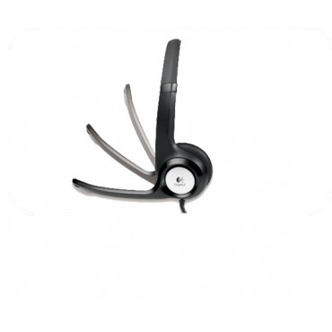 Logitech | Computer headset | H390 | Built-in microphone | USB Type-A | Black