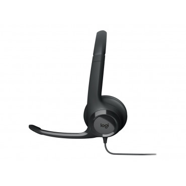 Logitech | Computer headset | H390 | Built-in microphone | USB Type-A | Black