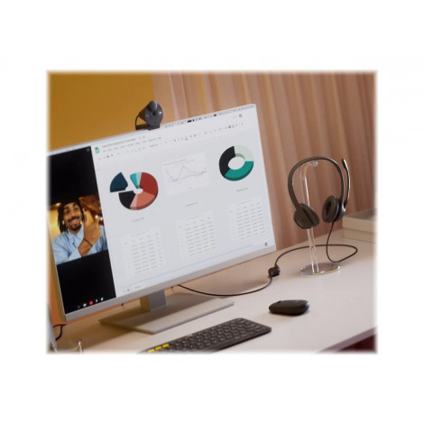 Logitech | Computer headset | H390 | Built-in microphone | USB Type-A | Black