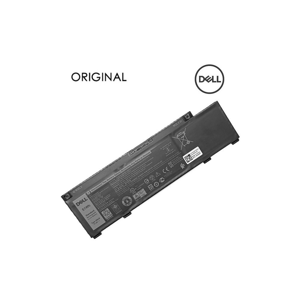 Notebook baterija, DELL 266J9, Premium