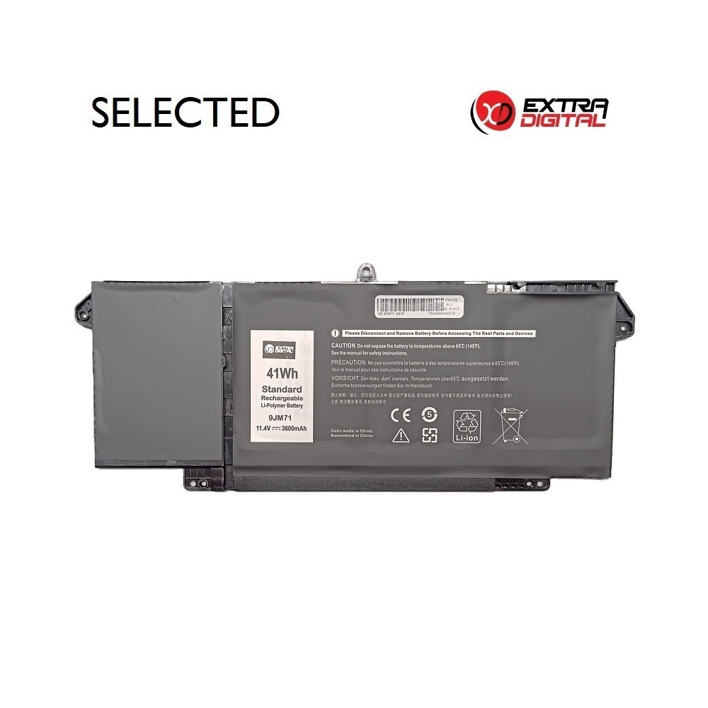 Nešiojamo kompiuterio baterija DELL 9JM71, 3600mAh, Extra Digital Selected